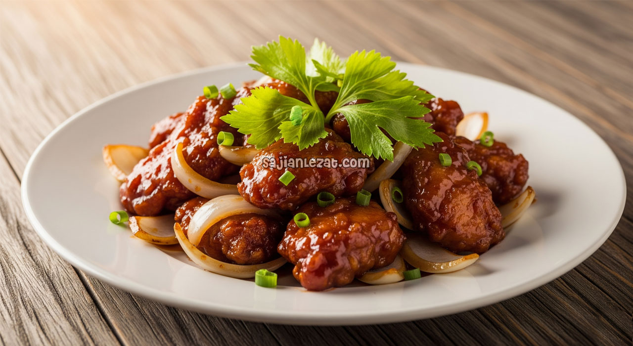 Foto Resep Ayam Goreng Saus Tiram Gurih dan Praktis