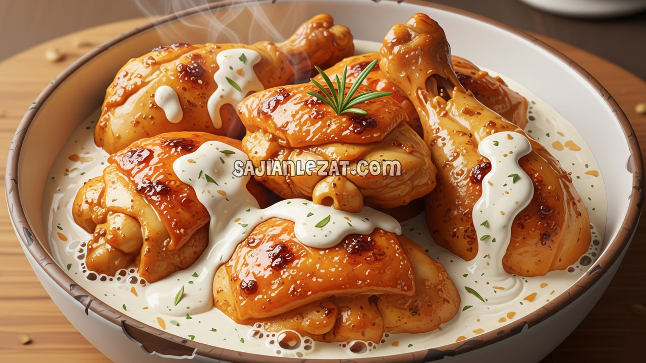 Foto Resep Ayam Ungkep Susu Lembut dan Gurih