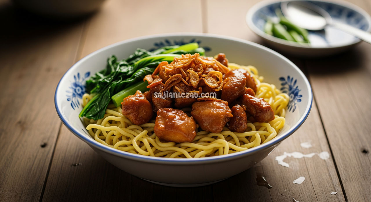 Foto Resep Mie Ayam Rumahan Enak dan Praktis
