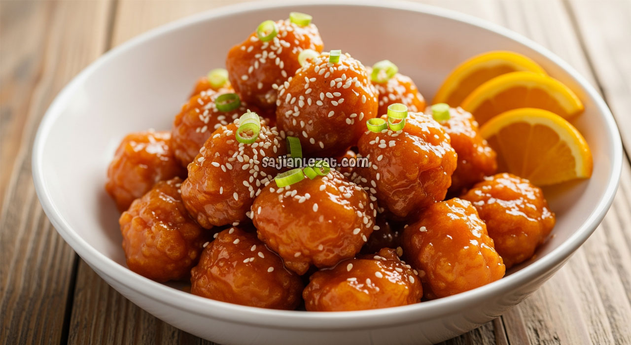 Foto Resep Orange Chicken Panda Express Manis Asam Gurih