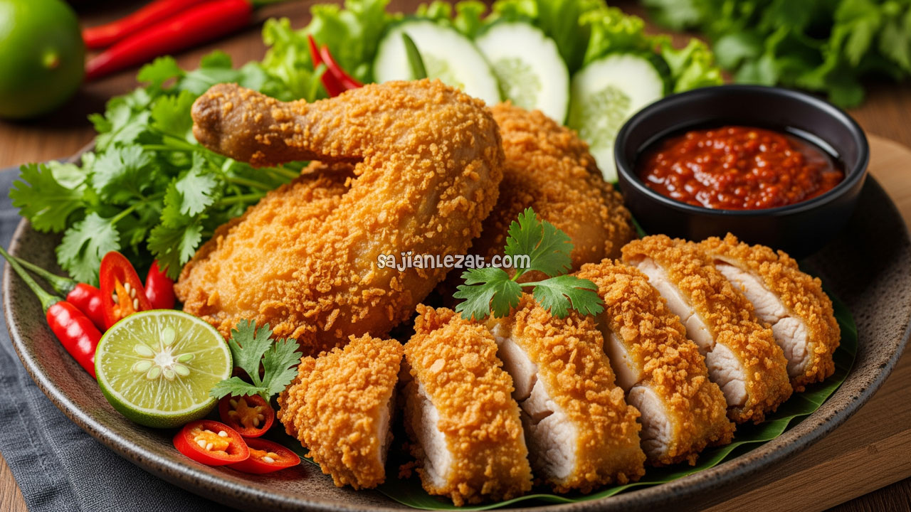 Foto Resep Ayam Goreng Ala Fried Chicken Renyah dan Gurih