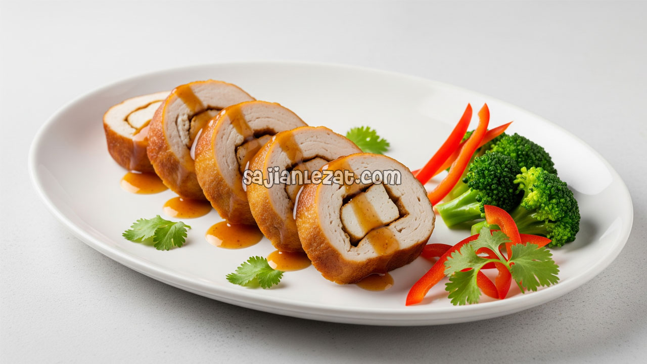 Foto Resep Rolade Ayam Tahu Lembut dan Gurih