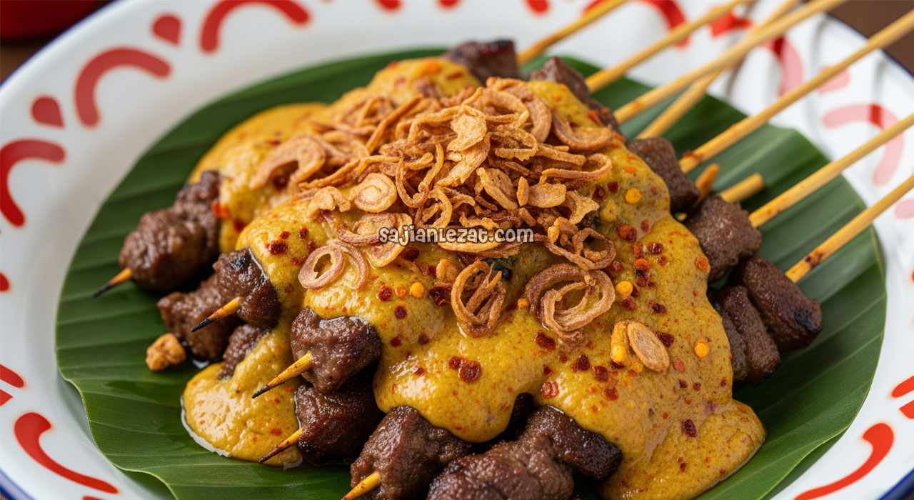 Foto Resep Sate Padang Istimewa Gurih Kental dan Super Lezat