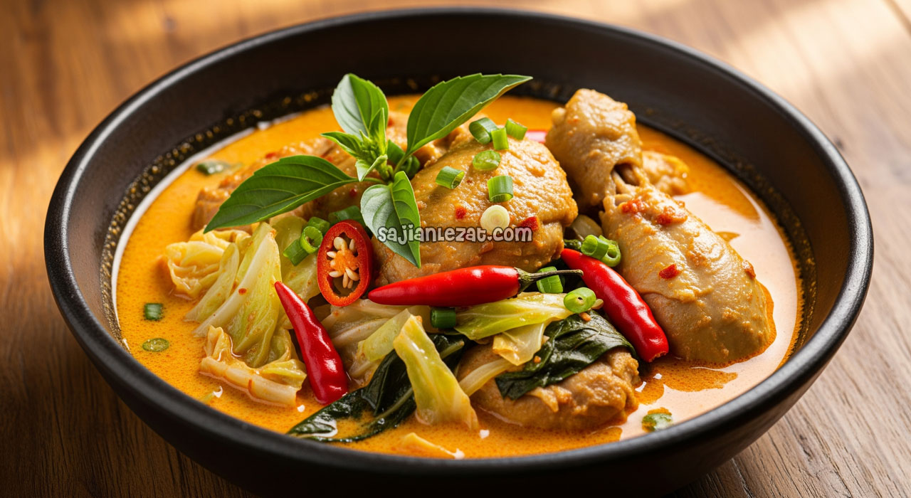 Foto Resep Tongseng Ayam Kampung Santan Gurih dan Lezat