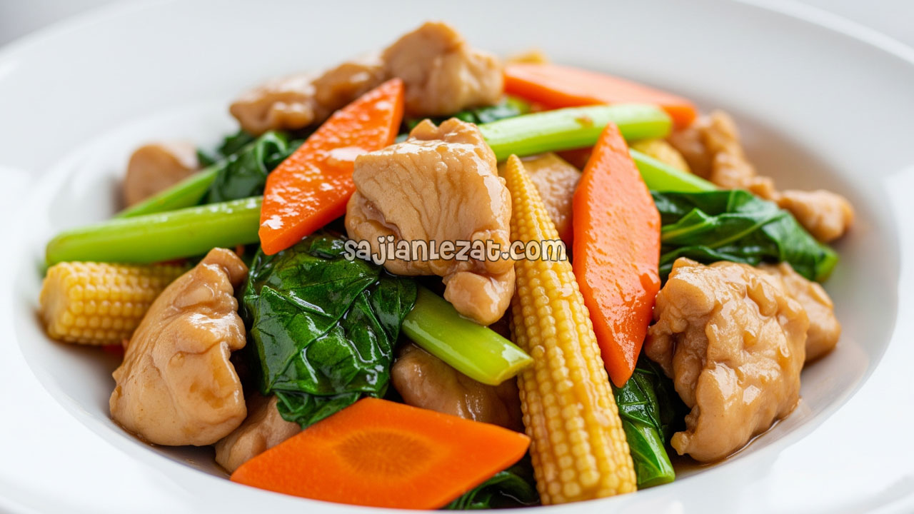 Foto Resep Tumis Ayam Putren Gurih dan Praktis untuk Menu Harian