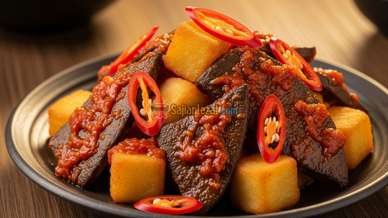 Resep Balado Hati dan Kentang Pedas Gurih