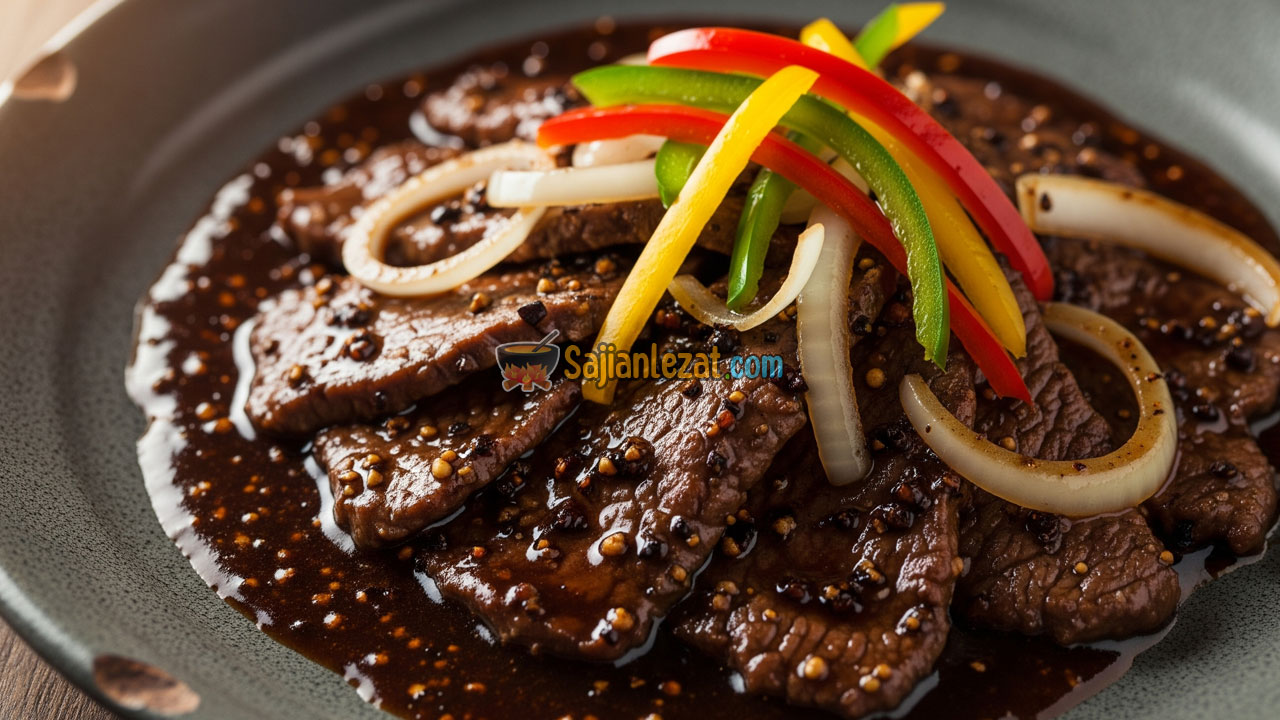 Resep Masak Daging Lada Hitam Gurih dan Empuk