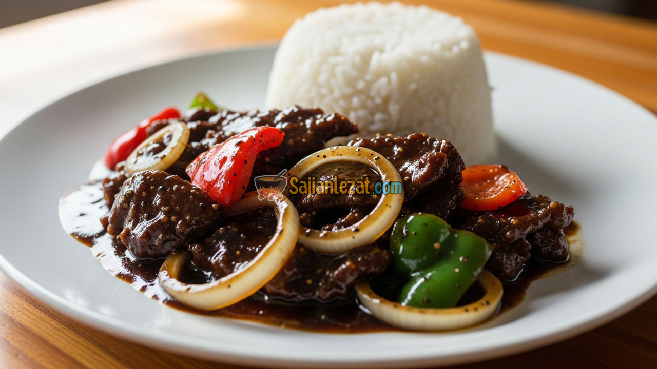Resep Daging Masak Lada Hitam Gurih dan Empuk