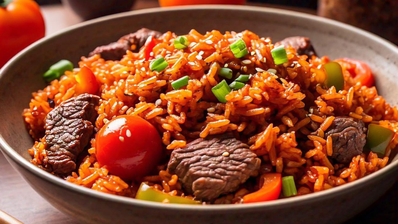 Resep Nasi Merah Tumis Daging Sehat, Gurih, dan Praktis