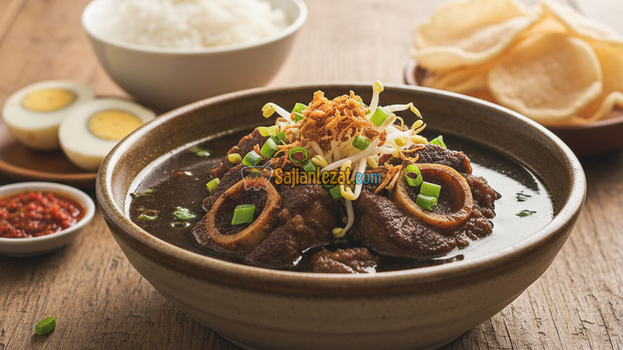 Resep Rawon Buntut Sapi Empuk dan Beraroma Khas