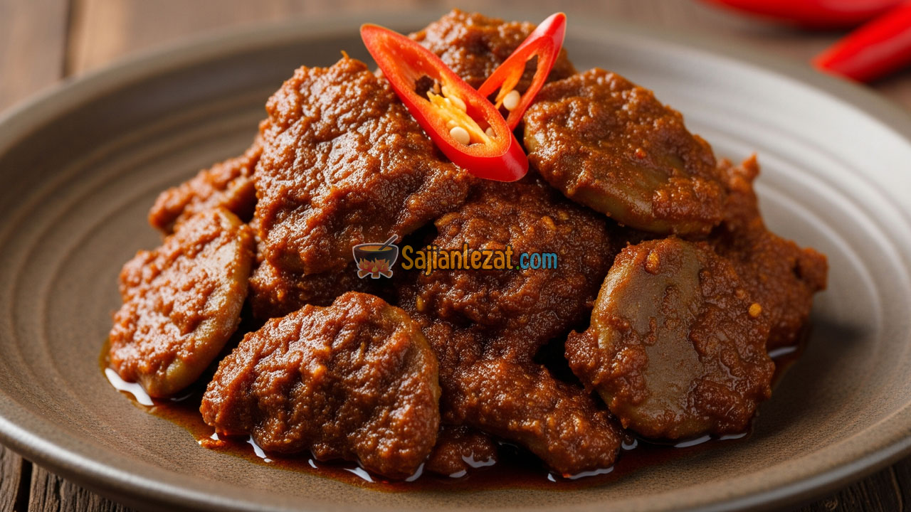 Resep Rendang Limpa Sapi Pedas dan Empuk