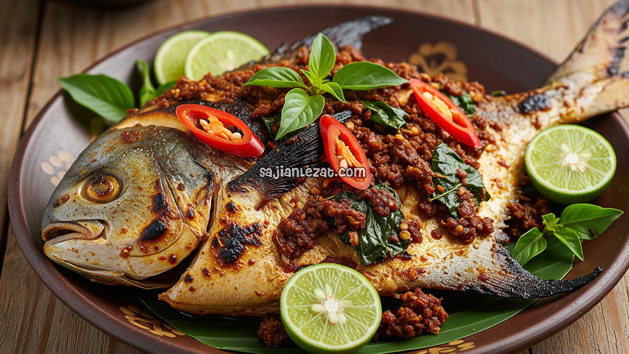 Foto Resep Ikan Bawal Bakar Bumbu Jimbaran, Lezat dan Aromatik