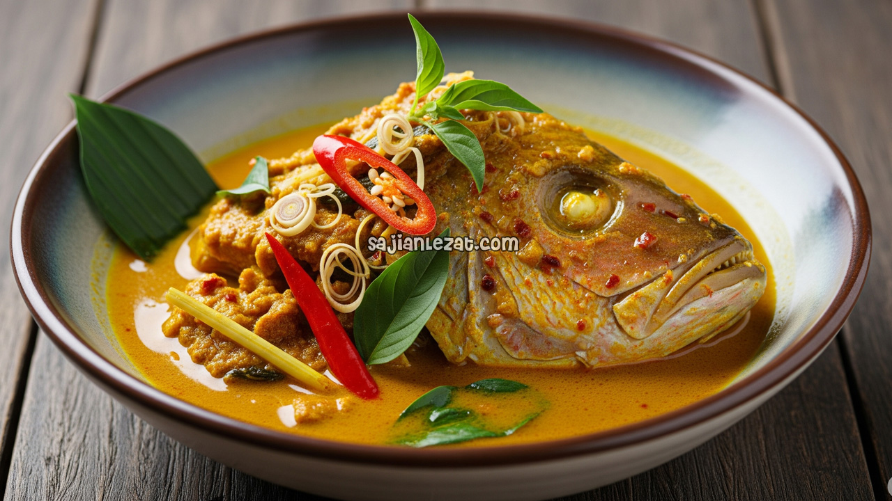 Foto Resep Istimewa Gulai Kepala Kakap Lezat dan Kaya Rempah