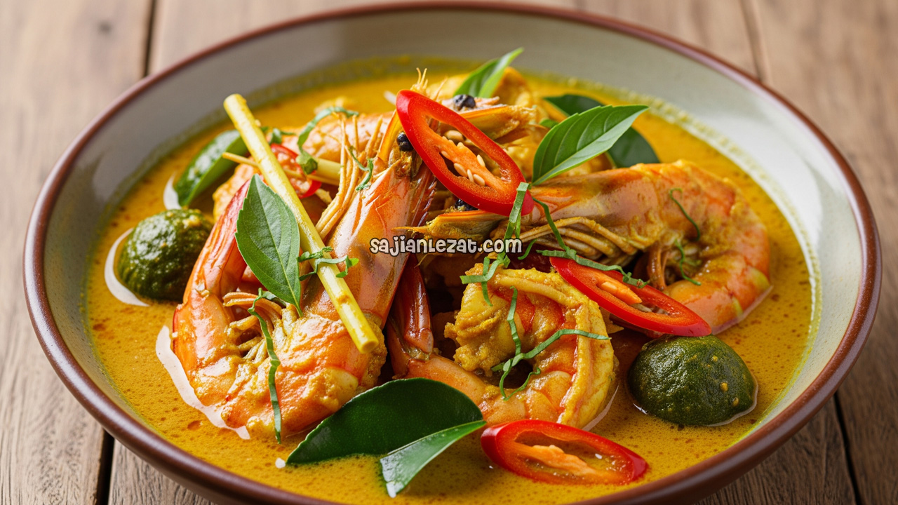 Foto Resep Gulai Udang, Gurih dan Kaya Rempah untuk Hidangan Spesial