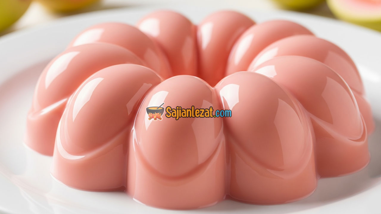 Foto Cara Membuat Puding Krim Jambu Biji, Lembut, Manis, dan Menyegarkan