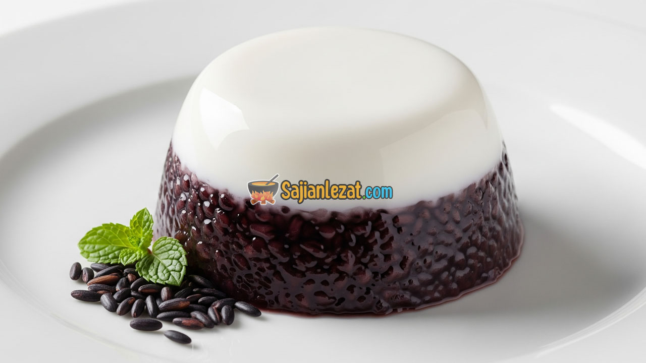 Foto Resep Puding Tape Ketan Hitam, Manis Legit dengan Cita Rasa Tradisional