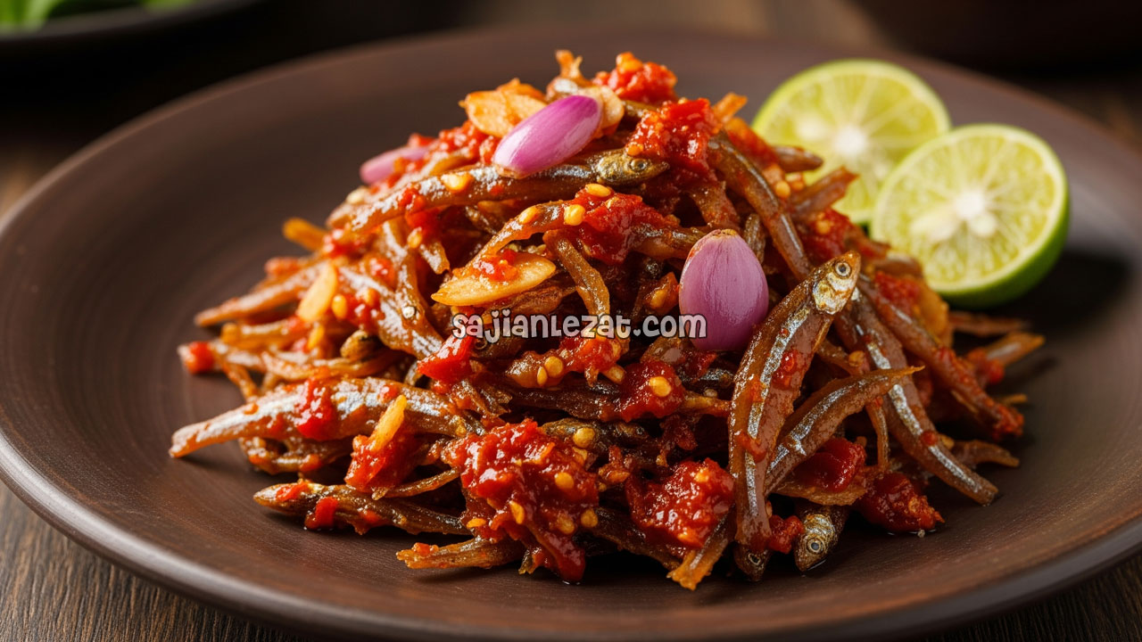 Foto Resep Sambal Teri Tahan Lama, Pedas Gurih untuk Stok Lauk Harian