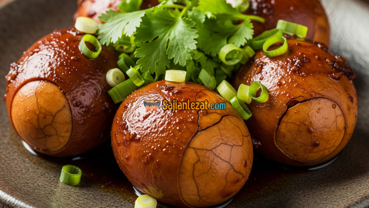 Foto Resep Telur Bumbu Hitam Khas Nusantara, Gurih dan Lezat