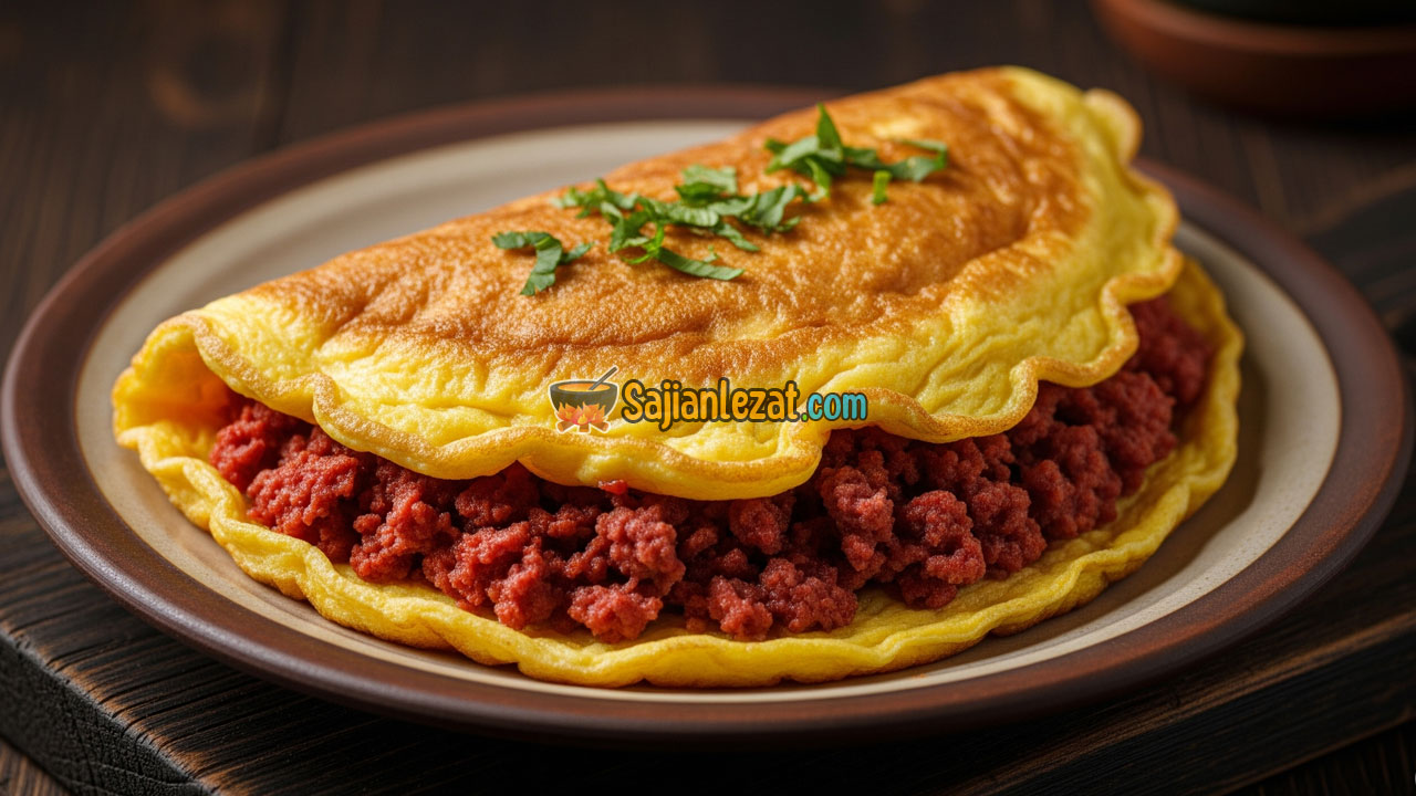 Foto Resep Telur Dadar Kornet Praktis dan Gurih untuk Sarapan