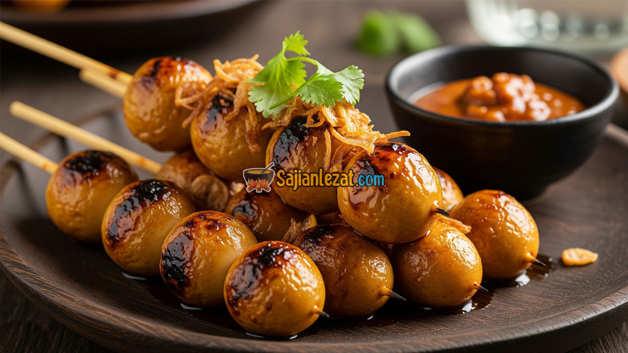 Foto Resep Sate Telur Puyuh Bumbu Meresap, Gurih dan Lezat
